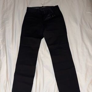 Banana Republic Black Straight-Leg Work Pants